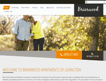 Tablet Screenshot of briarwoodlexington.com
